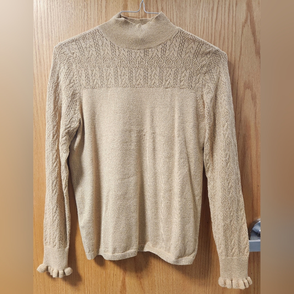 Loft Gold Threaded Sweater - Picture 8 of 8